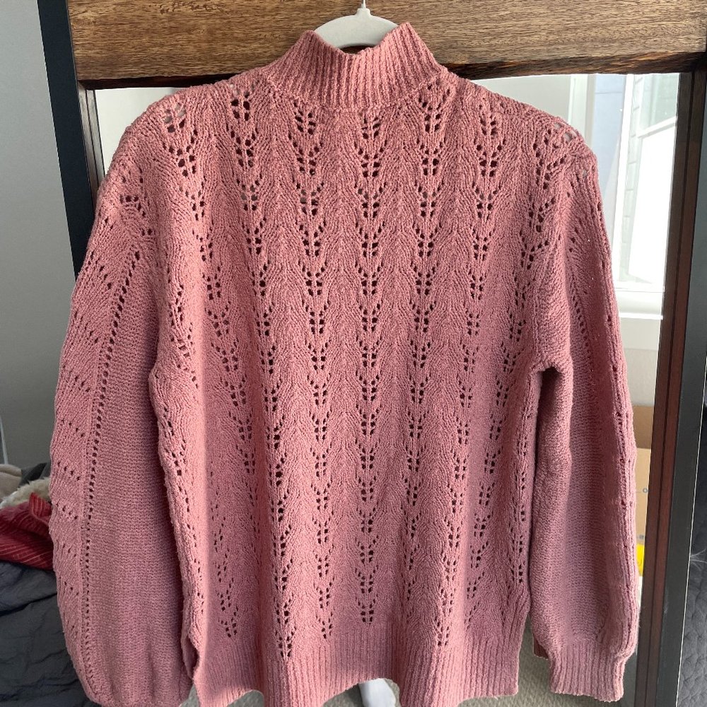 UpWest Pink Sweater, Size M